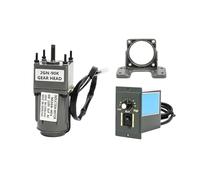 CYFANG Motore di controllo della velocità CA 6W 110V Rapporto di riduzione 90:1 15RPM Telaio 60x60mm Motore regolabile con regolatore meccanicamente