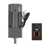 CYFANG Motore di controllo della velocità monofase 5IK60RGU-CF da 220 V CA 60 W con motoriduttore regolabile con velocità flangiata 90x90 mm meccanicamente(30K 46RPM)