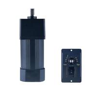 CYFANG Motore regolabile a velocità telaio 200W 104x104mm 220V AC Riduttore di velocità monofase 6IK200RGN-CF Motoriduttore con regolatore di velocità meccanicamente(15k)
