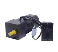 CYFANG Motore riduttore di velocità CA 250 W 6RK250GU-CF Motore regolabile in velocità 220 V CA Motoriduttore reversibile con telaio monofase 104x104 mm meccanicamente(135rpm)