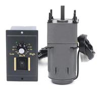 CYFANG Motore riduttore di velocità regolabile 2IK6GN-C 6W 220V AC monofase telaio 60x60mm motoriduttore di controllo della velocità CW CCW meccanicamente(75K 16RPM)