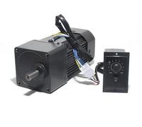 CYFANG Motore riduttore di velocità variabile da 180 W, 104 x 104 mm, motoriduttore di controllo della velocità 6RK180RGU-CF, 220 V CA monofase meccanicamente(50k)