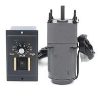 CYFANG Motoriduttore regolabile a velocità CA 220 V 6 W 2IK6RGN-C Regolatore di velocità Riduttore CA Motore di controllo della velocità con regolatore CW CCW meccanicamente(5K 250RPM)