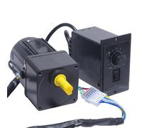 CYFANG Motoriduttore reversibile AC con regolatore di velocità 25W con regolatore di velocità 220V AC monofase 4RK25GN-C Motoriduttore reversibile AC con telaio 80x80mm meccanicamente(4.2rpm)