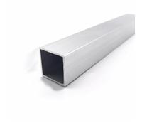 CYFANG Tubo rettangolare quadrato in lega di alluminio da 30 mm x 30 mm for materiali decorativi di scheletri di modelli di aeromobili telaio artigianale(30x30x1mm 245mm)