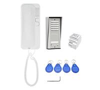 Cyfral 5905669169240 - Citofono Cosmo R 1 con connettore a 2 fili, lettore RFID integrato, set per una famiglia