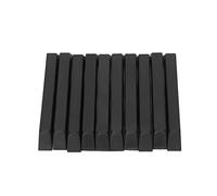 Cygmophing 10 pezzi pianoforte nero chiave ABS Keytop 10 cm opaco kit di accessori per strumenti per la sostituzione