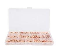 Cygmophing 300 pz Portatile Guarnizione in Rame Rosso Rondelle Metalliche Parti Hardware Assortimento Kit M5-M16