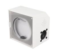 Cygmophing Danza Ferrofluido con ritmo musicale Decorativo 2000mAh Fluido magnetico Ferrofluido Visualizzatore audio Altoparlante (Bianca)