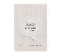 Cygmophing Empty Nail Color Chart Display Book Magnetic Closure Waterproof Nail Art Display Box