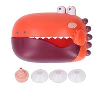 Cygmophing Giocattolo da bagno per bambini, soffiatore automatico per vasca da bagno, con musica per bagno (arancione)