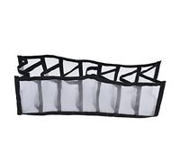 Cygmophing Scatola portaoggetti per reggiseni in rete Divisorio per cassetti pieghevole multiuso per calzini, mutandine e biancheria intima (7 Griglie)