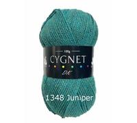 Cygnet DK Double Knitting 1348 Juniper 100G Filato Di Lana