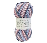 Cygnet Pure Baby Prints DK Lana 100g 1849 Lavanda Rosa