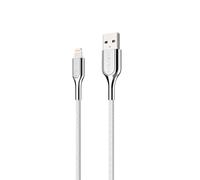 Cygnett - Cavo Armoured da Lightning a USB-A - Lunghezza 1 metro - Bianco