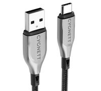 CYGNETT, Cavo di ricarica blindato da USB-C a USB-A 60W e 480 Mbps Sync 2m