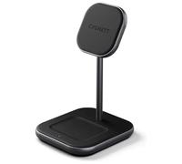 Cygnett MagDesk Wireless 2in1 Desk Stand - Caricatore wireless compatibile MagSafe - Cavo USB-C da 1,5 m e Alimentatore USB-C da 20W inclusi nella confezione - CY3775ACOCP