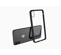 Cygnett Ozone 9H - Cover di vetro temperato con Bumper integrato per Apple iPhone XS/X, colore nero
