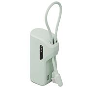 CYGNETT, Powerbank Thumboost da 5000 mAh con 2 porte USB-C da 20 W e cavo USB-C