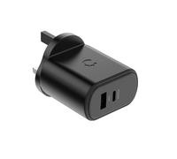 Cygnett PowerPlus 32W USB-C Wall Charger with Dual Ports and Power Delivery UK -