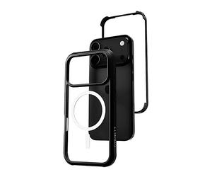 CYGNETT Protettiva CY5607CPMAG COVER MAGSAFE per Apple iPhone 17 Pro, Nero trasparente