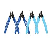 CYH 4 Pezzi Pinze per Taglierine di Precisione, Tronchesino dal Taglio Diagonali Tronchesi a Filo Diagonale, per l'industria Elettronica, Lavorazione di Gioielli, Modellismo Pinze per Bigiotteria