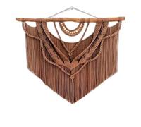 CYHTYM Macrame Da Parete Arazzo da parete in stile boho tessuto a mano, grande decorazione murale per comodino del soggiorno in famiglia(120X100CM/47X39in)
