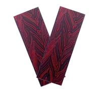 CYHTYM Manico Di Coltello Blocco materiale per manico coltello G10 in 2 pezzi - Opzioni modello Damasco in 5 colori per opere d'arte intaglio fai-da-te(Red,130X45X8MM)