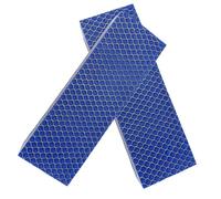 CYHTYM Manico Di Coltello Materiale vuoto con manico per coltello da intaglio fatto a mano fai-da-te. Struttura in resina colorata a nido d'ape, 120x40x30mm(Blue,4pcs)