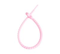 CYILPR Portachiavi, stella colorata a cinque punte da 22 cm, corda in silicone, accessori per gioielli, portachiavi, etichette per abiti, nastro di rilegatura per linea dati, rosa chiaro, Taglia unica