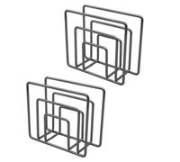 CYJAZNHH 2 pezzi di supporto for dispenser di tovaglioli di carta verticali in metallo con forme geometriche for bar, hotel, cucina, picnic