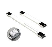 CYJAZNHH Base for lavatrice regolabile multifunzionale con 24 ruote - Supporto for frigorifero resistente for lavatrici, asciugatrici e lavastoviglie - Supporta fino a 300 kg, argento(White)