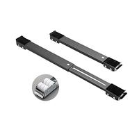 CYJAZNHH Base for lavatrice regolabile multifunzionale con 24 ruote - Supporto for frigorifero resistente for lavatrici, asciugatrici e lavastoviglie - Supporta fino a 300 kg, argento(Schwarz)
