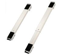 CYJAZNHH Base mobile regolabile for lavatrici e frigoriferi - Resistente, portata 661 libbre, 24 ruote, supporto multifunzionale (2 pezzi)(White)