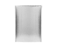 CYJAZNHH Buste Postali Imbottite In Polietilene, Argento, Dimensioni Multiple, Confezione Da 50(15 * 20cm)