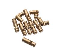 CYJAZNHH Cerniere A Botte Nascoste 30 Pezzi, Lega Di Zinco Dorata, Dimensioni Multiple for Mobili(5mmx15mm)