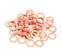 CYJAZNHH Confezione da 50 rondelle piatte in rame M6 - M6 X 14-20 X 2 mm for soluzioni di fissaggio(M6x14x2mm)