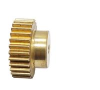 CYJAZNHH Ingranaggio cilindrico a denti dritti in ottone, modulo 0,5, 32T/34T, foro 4-8 mm, con albero a gradini(0.5 module 32 teeth Hole 6mm)