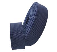 CYJAZNHH Nastro per fettuccia, Cinghia a Spina di Pesce in Polipropilene 20 mm Multicolore Diverse Misure(Dark Blue,10 Yard)