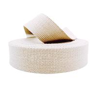 CYJAZNHH Nastro per fettuccia, Cinghia for tappezzeria in Misto Cotone Multicolore, Diverse Misure, Rotolo da 9 Metri(Beige,20 mm)
