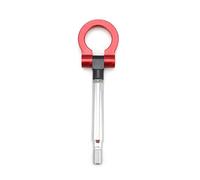 CYJAZNHH Occhio di Traino Gancio di Traino, Gancio di Traino da Corsa in Alluminio imbullonato Pieghevole for Auto Anteriore e Posteriore Multicolore(Red)