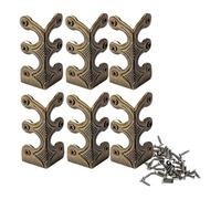 CYJAZNHH Paraspigoli for Battiscopa In Metallo Multicolor 4,8x2,5x2cm Confezione Da 6 O 12 Pz(6 Pcs Color 1)