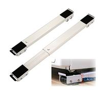 CYJAZNHH Rullo di base espandibile for lavatrice ad alta resistenza - Piedistallo regolabile for lavatrici, asciugatrici e frigoriferi - Supporto for elettrodomestici multifunzionale(White)