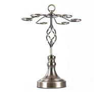 CYJAZNHH Stendino per asciugare le tazze, Portabicchieri a spirale for 6 bicchieri multicolore da appoggio o da parete(Bronze)