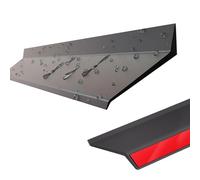 CYJAZNHH Striscia parapioggia autoadesiva in gomma - Guarnizione nera resistente alle intemperie for porte e finestre - 4,5-5,5 cm x 0,5-5 m(5.5cmx5M)