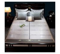 CYJAZNHH Tappetino rinfrescante estivo pieghevole in bambù a 2 lati con 2 federe, diverse misure(100x190cm)