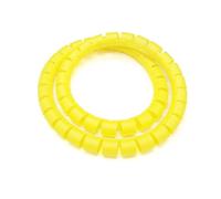 CYJAZNHH Tubo protettivo for avvolgicavo a spirale in PE multicolore, diverse misure(Yellow,25MM-10 METERS)