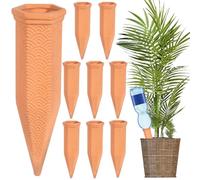 CYJJYZ 8 PCS Cono Innaffiante in Argilla, Coni di Argilla, Cono Irrigazione Argilla Automatic, Adatto per Piante Interni Esterni