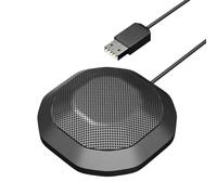 Cykvis Microfono USB da conferenza senza altoparlante, microfono per computer desktop, tecnologia di cancellazione del rumore, Plug & Play, compatibile con Windows e MacOS