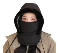 CYLDHM Cappello a Maglia Pelle Foderato Beanie E Collo Gaiter Set per Le attività All'aperto Invernali